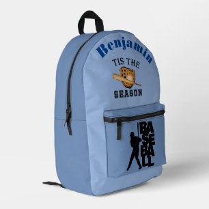 Sac À Dos Imprimé C'est la saison - Silhouette de joueur de baseball