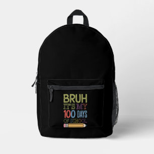 Sac À Dos Imprimé C'est mes 100 jours d'école drôle 100ème jour 