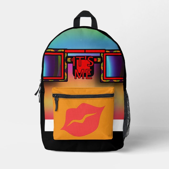 SAC À DOS IMPRIMÉ C'EST MOI MÊME (Recto)