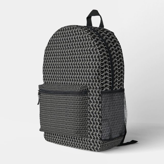Sac À Dos Imprimé Chainmail Medieval Armor (Coin arrière droit)