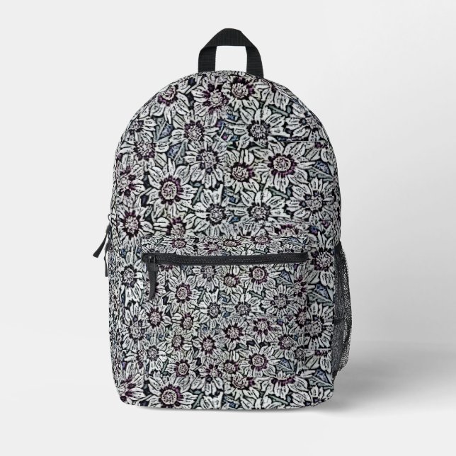 Sac À Dos Imprimé Champ de pâquerettes (Recto)