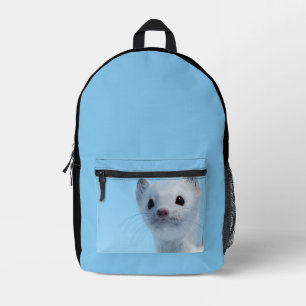 Sac À Dos Imprimé Charme de la belette arctique