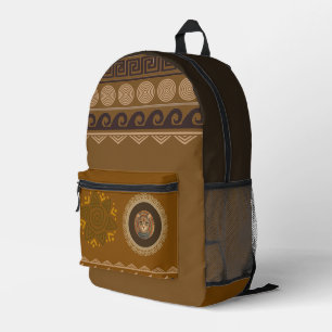 Sac À Dos Imprimé Chat Antique Vintage, Motif Ancien Imprimé Ba