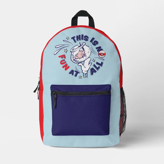 Sac À Dos Imprimé Chat dans le Casquette | Ce N'Est Pas Du Tout Amus (Recto)