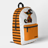 Chat d'Halloween mignon/lunatique