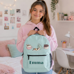 Sac À Dos Imprimé Chatons Tasses à Thé