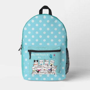 Sac À Dos Imprimé Chats mignons , petite boule de joie duveteuse