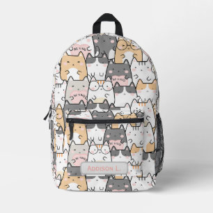 Sac À Dos Imprimé Chats Mignons Sois Gentil À L'infini