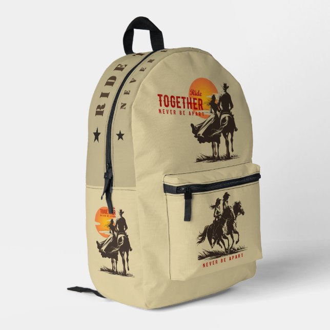 Sac À Dos Imprimé Chevaucher ensemble - Une merveilleuse vie de West (Coin arrière gauche)
