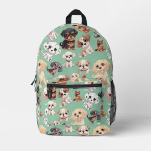 Sac À Dos Imprimé Chien pâle vert pâle