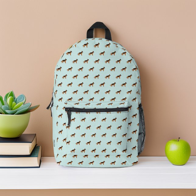 Sac À Dos Imprimé Chiens bergers allemands Motif personnalisé (Créateur téléchargé)