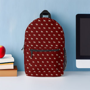 Sac À Dos Imprimé Chiens de Carlin doux Motif personnalisé