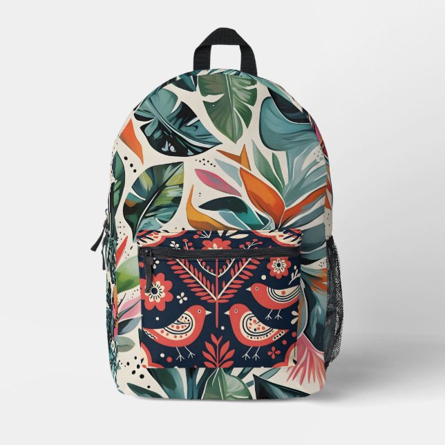 Sac À Dos Imprimé Chirpe et charme (Recto)