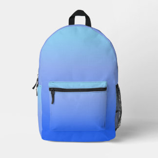 Sac À Dos Imprimé ciel bleu cyan cobalt