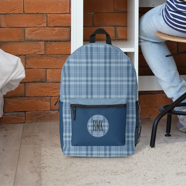 Sac À Dos Imprimé Ciel plat moderne bleu (Créateur téléchargé)