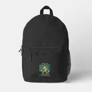 Sac À Dos Imprimé Citation drôle de chien qui dégouline d'argent