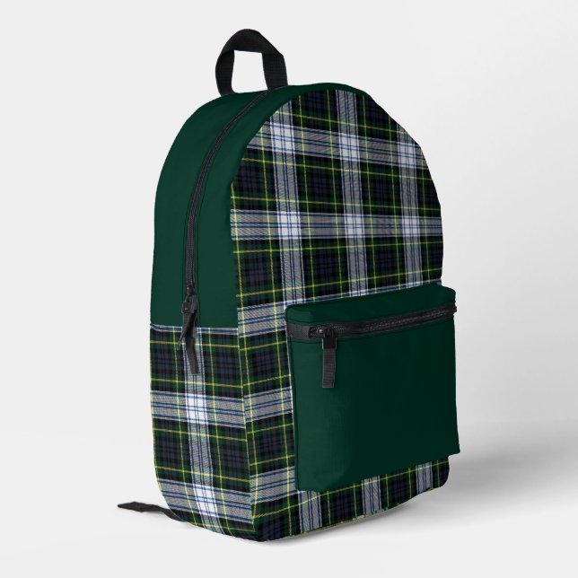 Sac À Dos Imprimé Clan Plaid Classique Gordon Rustic Tartan (Coin arrière gauche)