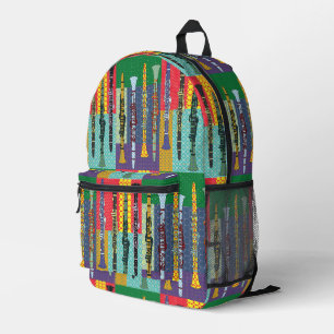 Sac À Dos Imprimé Clarinets à motifs