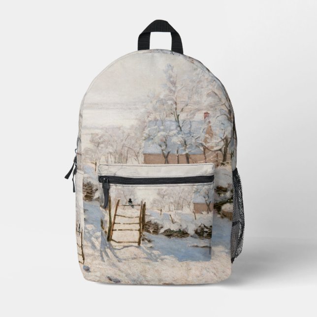 Sac À Dos Imprimé Claude Monet - La Pie (Recto)