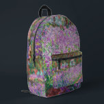 Sac À Dos Imprimé Claude Monet - Le jardin de l'artiste à Giverny<br><div class="desc">Jardin de l'artiste à Giverny / Le Jardin de l'artiste a Giverny - Claude Monet,  1900</div>