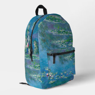 Sac À Dos Imprimé Claude Monet - Nymphéas 1906
