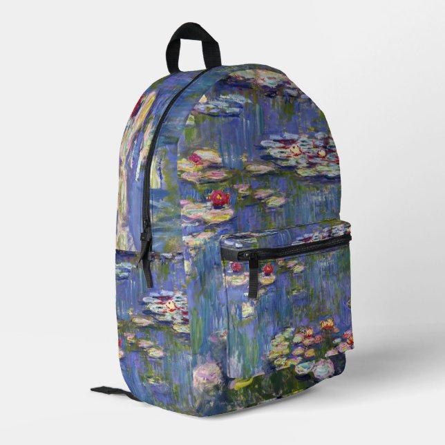 Sac À Dos Imprimé Claude Monet - Nymphéas / Nymphéas (Coin arrière gauche)