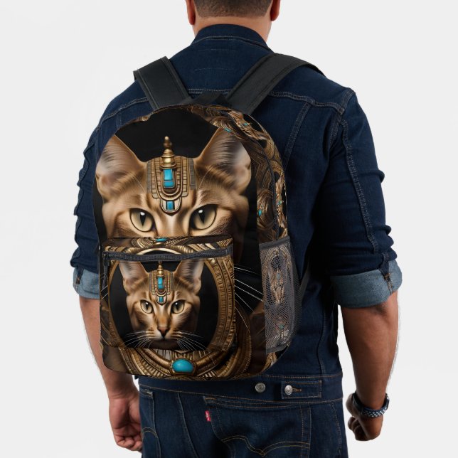 Sac À Dos Imprimé Cléopâtre Le Chat, (Insitu (Modèle))