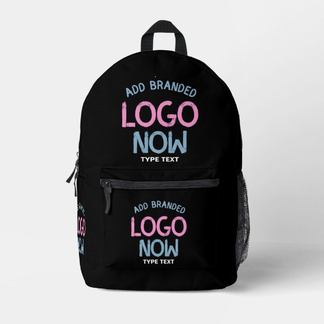 SAC À DOS IMPRIMÉ CLIENT SIMPLE CONTEMPORAIN PROPRE NOIR MODE (Recto)