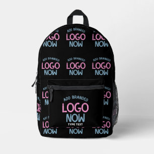 SAC À DOS IMPRIMÉ CLIENT SIMPLE CONTEMPORAIN PROPRE NOIR MODE