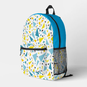 Sac À Dos Imprimé Cliquez sur le design favori Jaune et triangle ble