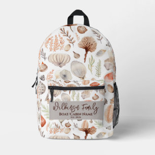 Sac À Dos Imprimé Coastal Beach House Coques Balnéaires