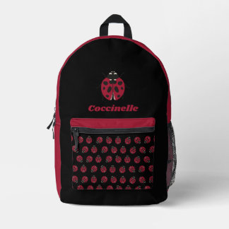 Sac À Dos Imprimé Coccinelle noire