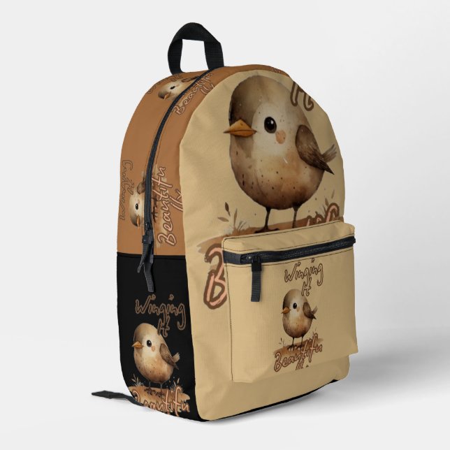Sac À Dos Imprimé Cocoa Petite Art Joueur (Coin arrière gauche)
