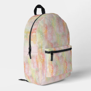 Sac À Dos Imprimé Cœurs aquarelle mignons Art goutte à goutte