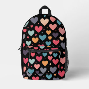 Sac À Dos Imprimé Coeurs colorés Saint Valentin