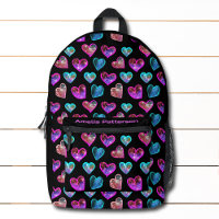 Coeurs de Parties scintillant Fille Colorful Moder