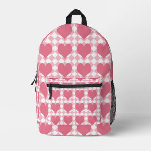 Sac À Dos Imprimé Coeurs roses