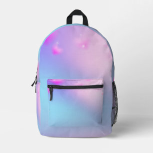 Sac À Dos Imprimé Cœurs roses rêveurs et fond pastel à paillettes