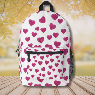 Sac À Dos Imprimé Cœurs scintillants roses tendance pour la Saint-Va