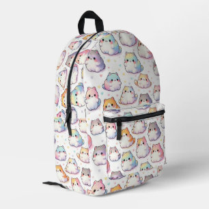 Sac À Dos Imprimé Collection Chubby Cartoon Chat