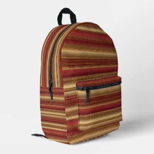 Sac À Dos Imprimé Collection de Linge de Luxe Or Bourgogne moderne