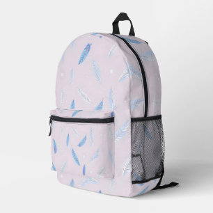 Sac À Dos Imprimé Collection de luxe Boho Trendy Feathy