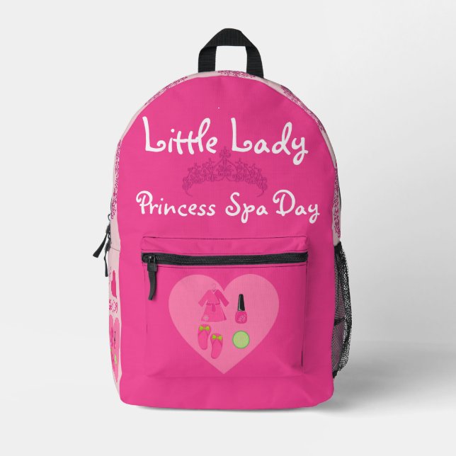 Sac À Dos Imprimé Collection d'expressions pour enfants - Fille (Recto)