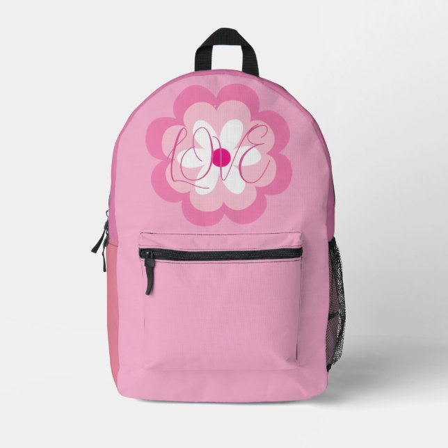Sac À Dos Imprimé Collection d'expressions pour enfants - Filles (Recto)