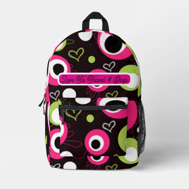 Sac À Dos Imprimé Collection Jolis à pois - Dames (Recto)