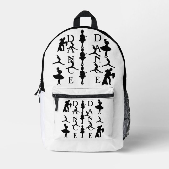 Sac À Dos Imprimé Collection Lady Elégance : Danse des Dames (Recto)