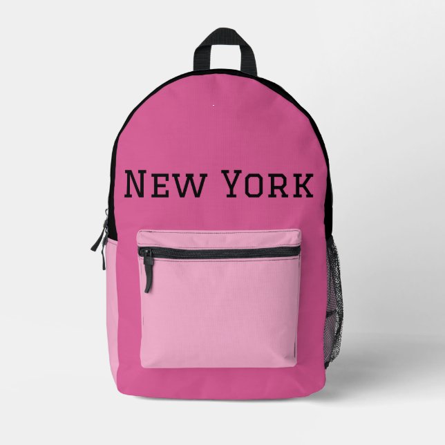 Sac À Dos Imprimé Collection Ligne Sport -  (Recto)