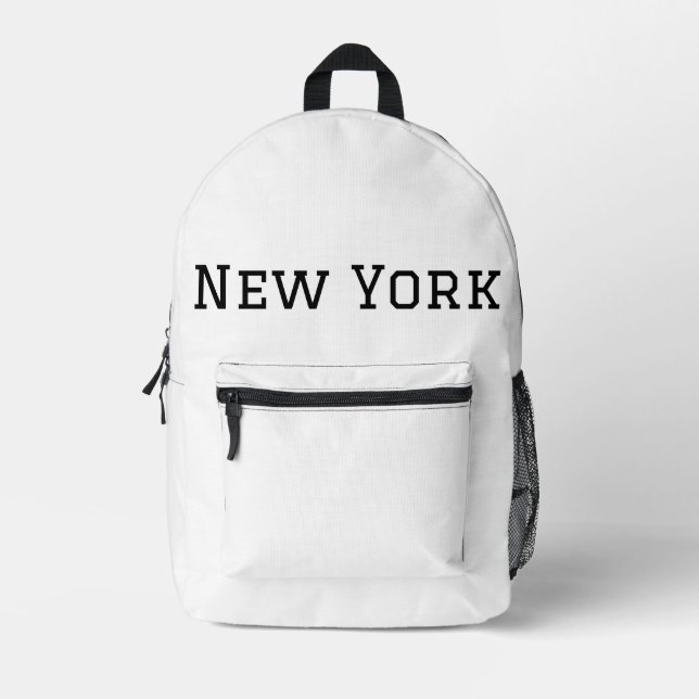 Sac À Dos Imprimé Collection Ligne Sport -  (Recto)