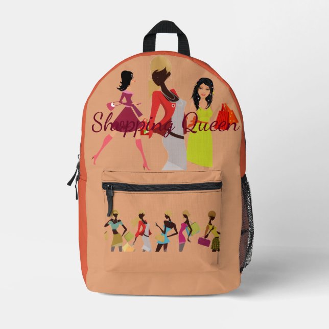 Sac À Dos Imprimé Collection Shopping Queen : Dames (Recto)