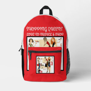 Sac À Dos Imprimé Collection Shopping Queen - Dames